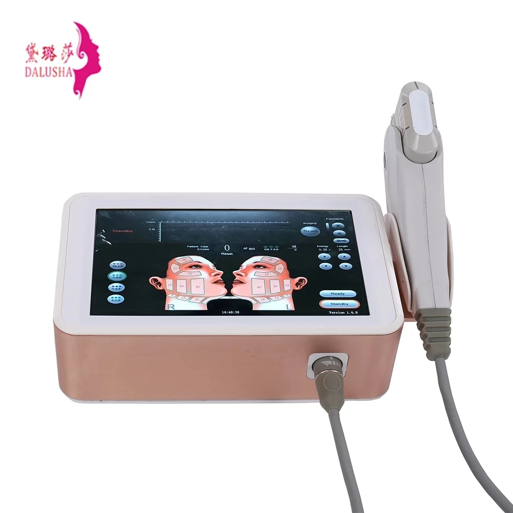 Три поколения ультразвуковой подъемник подтяжки пластиковых морщин V образного