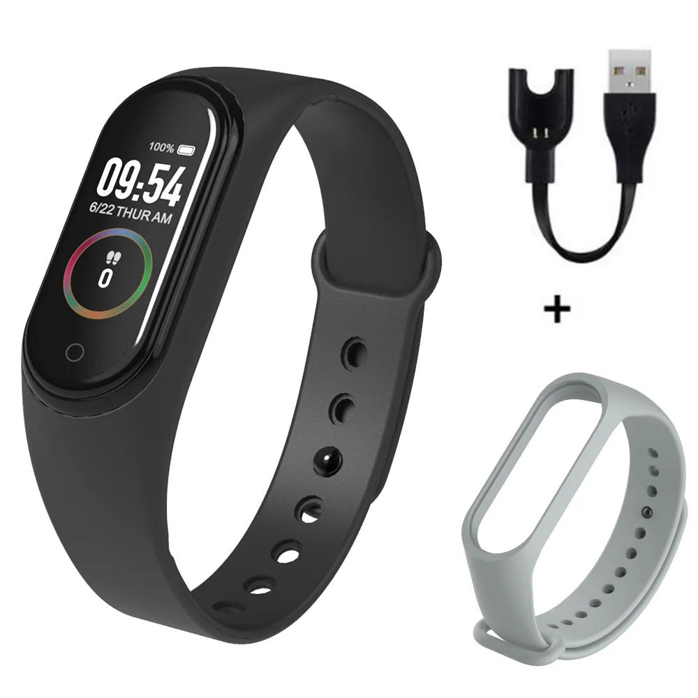 I M4 Smartband фитнес трекер Smartwatch активности браслет Bluetooth водонепроницаемый монитор артериального давления для мужчин и женщин - Цвет: I