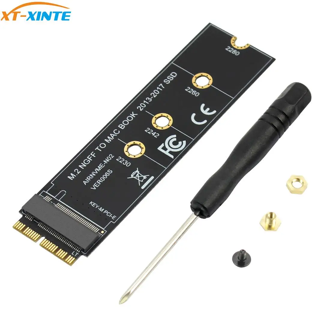 M key M.2 NGFF PCIe SSD адаптер карта для Apple MACBOOK Air 2013~ ноутбук A1465 A1466 Pro A1398 A1502 A1419 2230-2280 SSD
