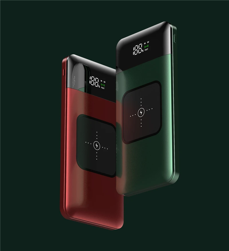 

20000mAh Qi Wireless Charger Power Bank for iPhone 12 Samsung S20 Poverbank 22.5W Fast Charger Wireless Fast Charging Powerbank