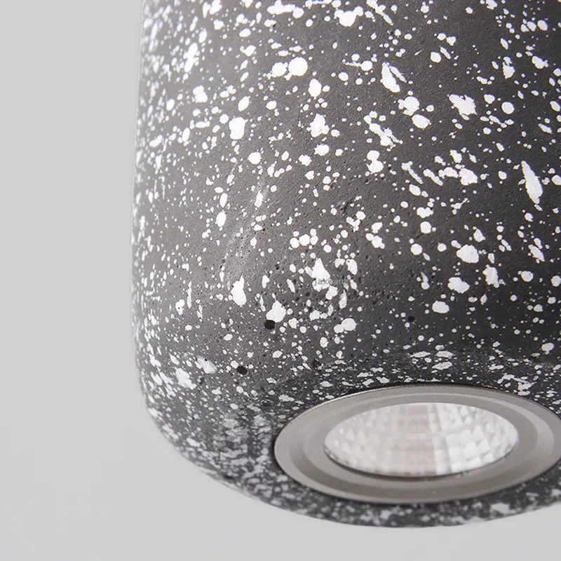 Скандинавский светодиодный подвесной светильник цементный промышленные