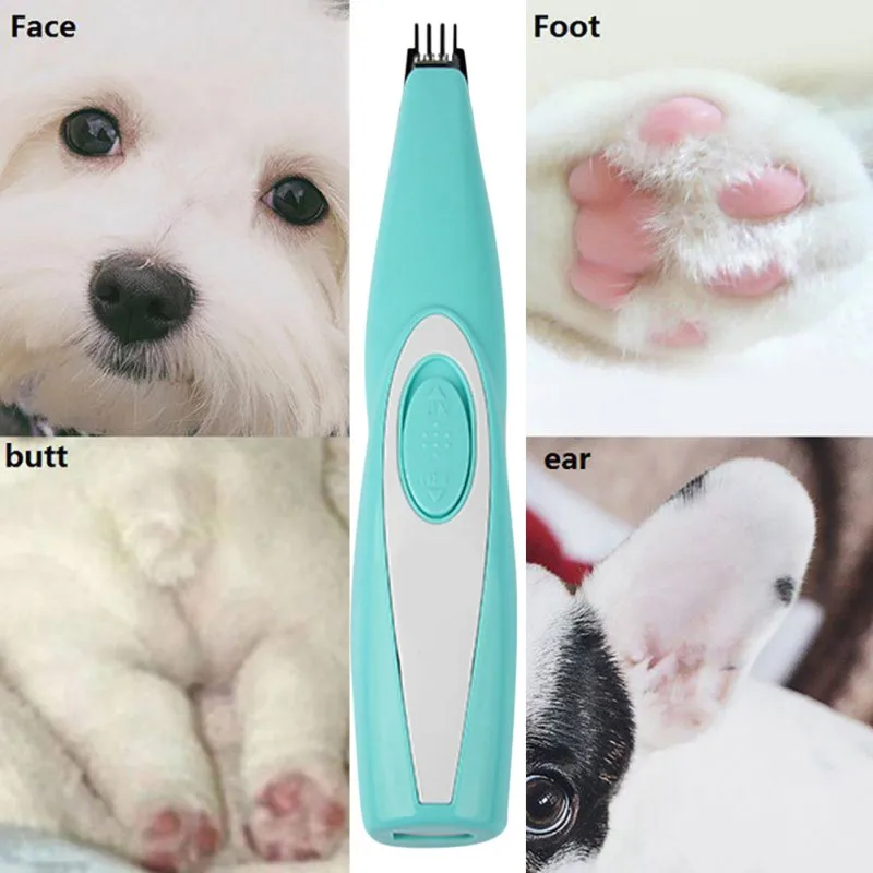 USB Rechargeable Dog Cat Nail Hair Trimmer Grinder Pet Grooming Tool Electrical Shearing Cutter Haircut Paw Shaver Clipper | Дом и сад