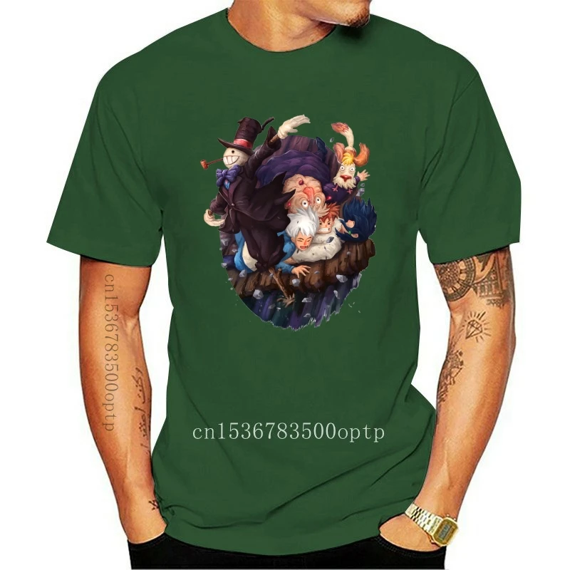 

New Howl'S Moving Castle Men'S T-Shirt Fashion 2021 With Tags Tshirt Fashion Classic Style Tee Shirt