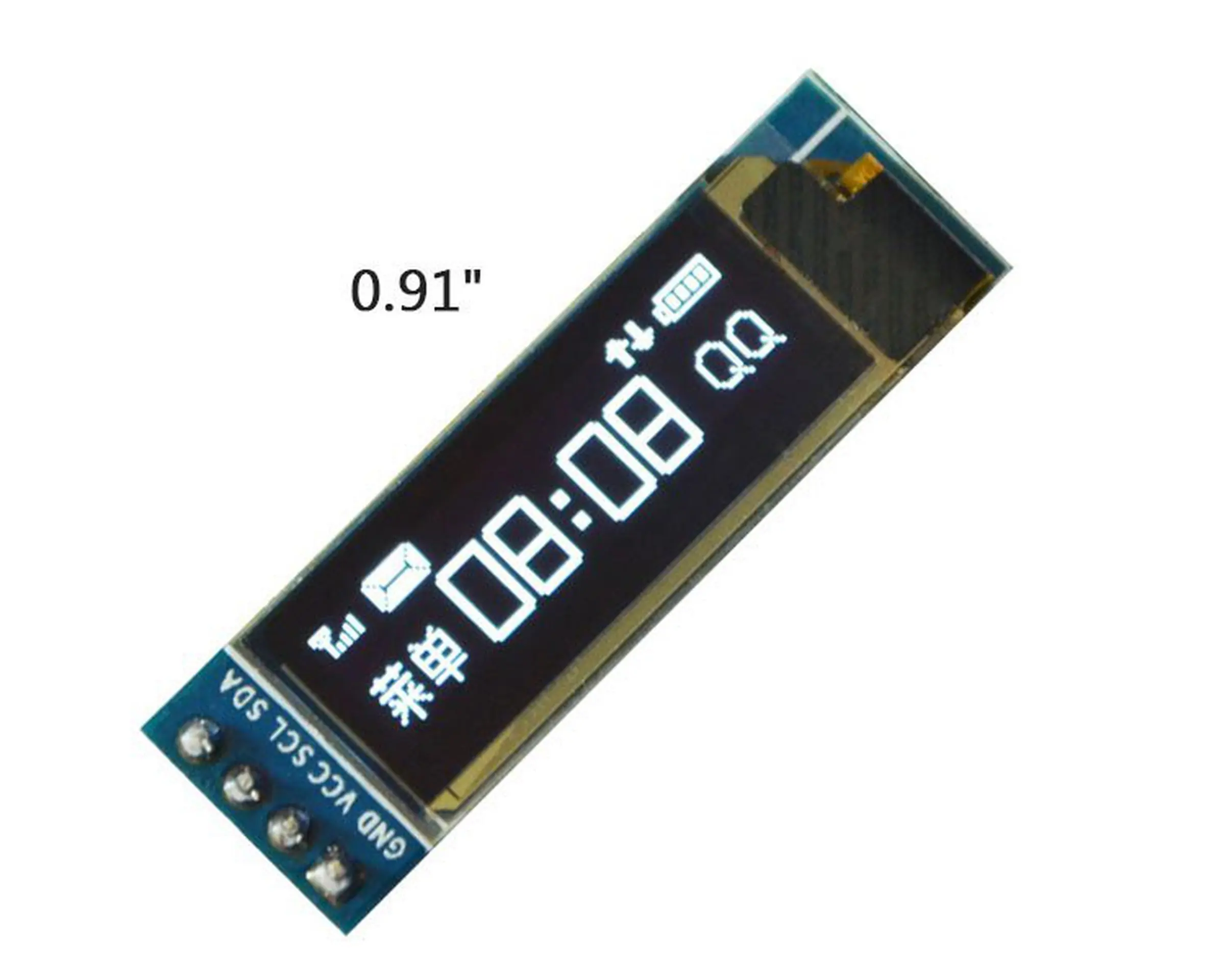 

OLED Display Module 0.91 inch White/Blue OLED 128X32 LCD LED Display SSD1306 12864 0.91 IIC i2C Communicate for ardunio