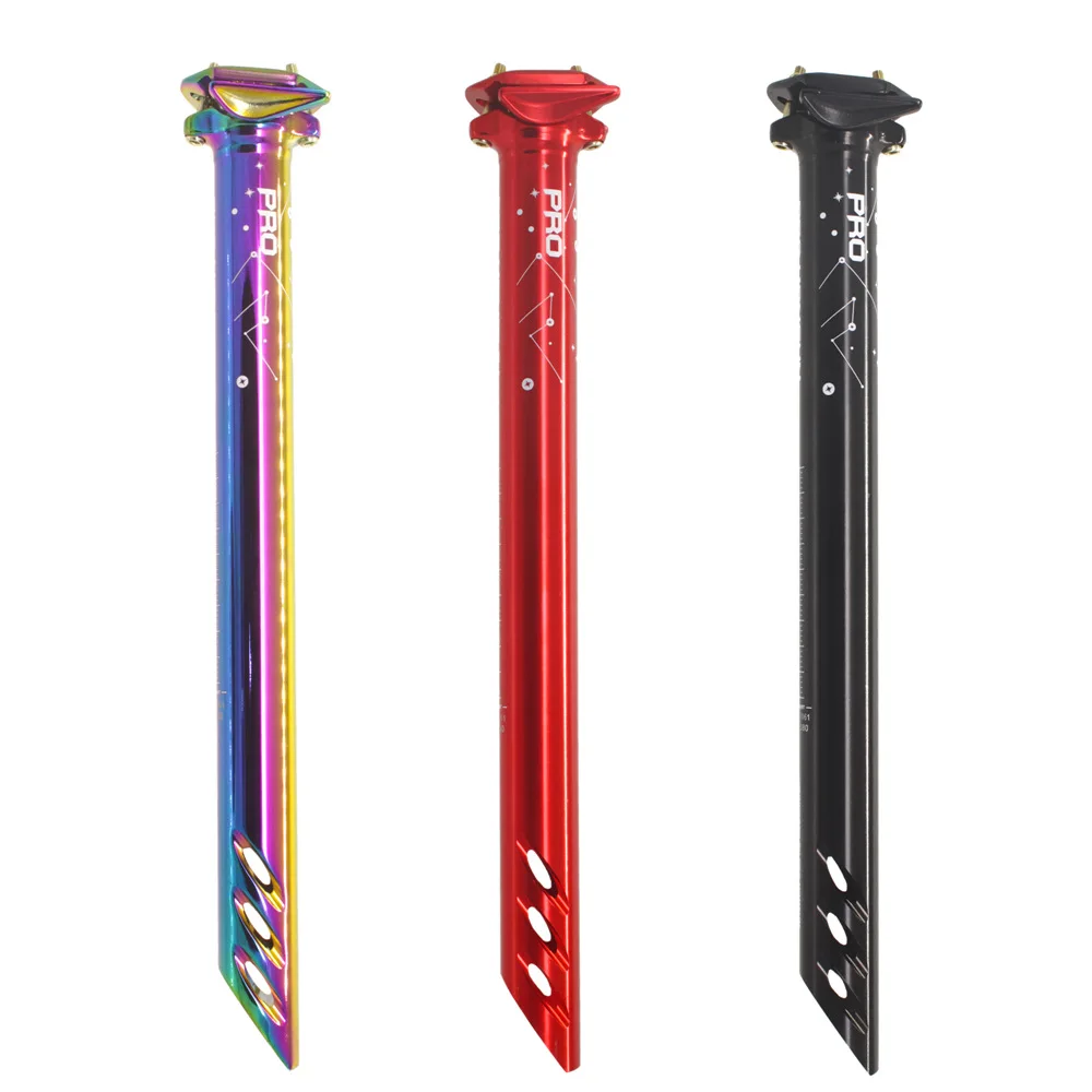

Mountain Road Bike Ultra-Light Seat Tube Aluminum Alloy Full CNC Double Nail Seat Tube Colorful Cushion Rod