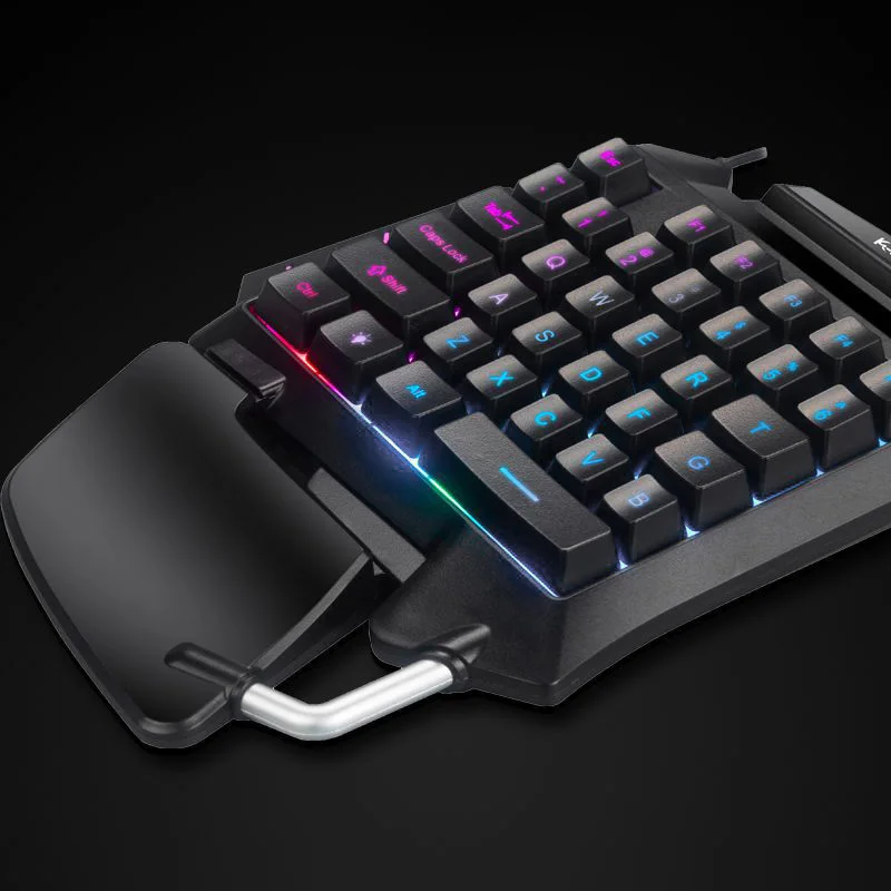 Механическая Проводная клавиатура с одной рукой игровая мини 35 клавишами