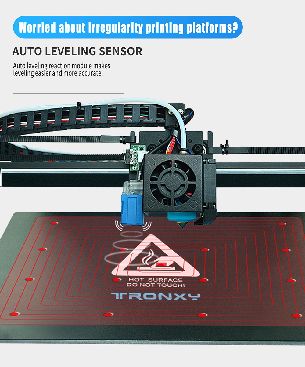 TRONXY X5SA-500-PRO DIY 3d принтер большого размера ультра-Тихая материнская плата с автоматическим выравниванием