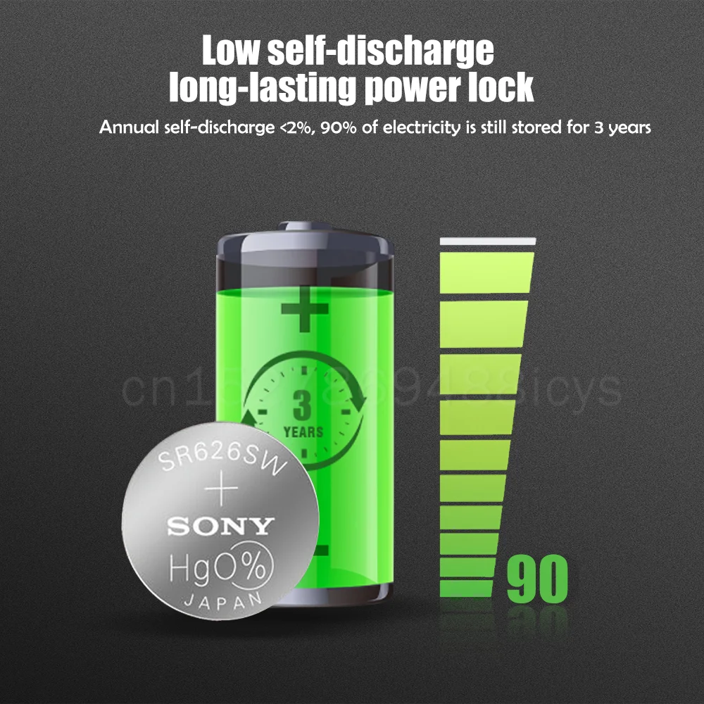 Кнопка для монет SONY 377 377A SR626SW AG4 SR626 LR66 LR626 AG 4 1 55 в оксид серебра 20 шт.|Часовые