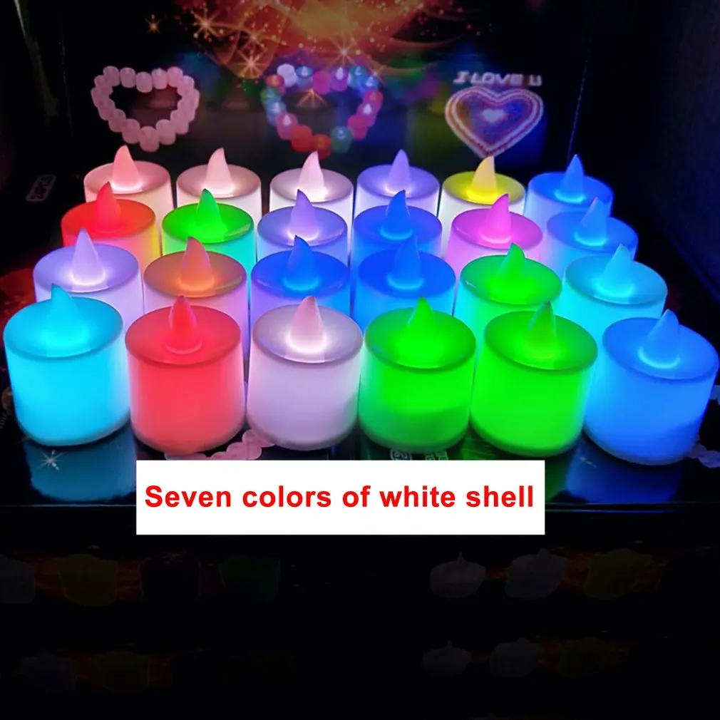 24 шт. светодиодные беспламенные Свечи с пультом ДУ|Свечи| |