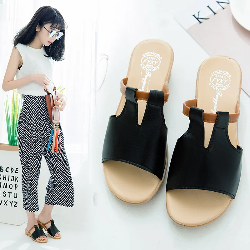 

2020 Summer Women Wedge Sandals Premium Orthopedic Open Toe Sandals Vintage Anti-slip Leather Casual Female Platform Retro Shoes