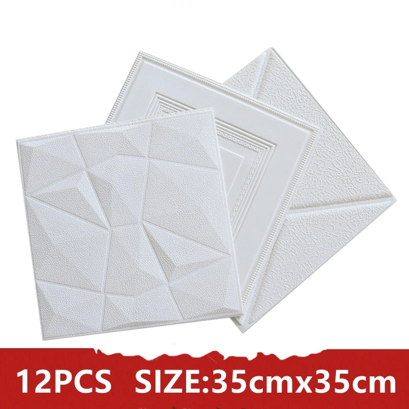 Самоклеящиеся обои из пены настенные 3D панели для гостиной наклейки на стену в