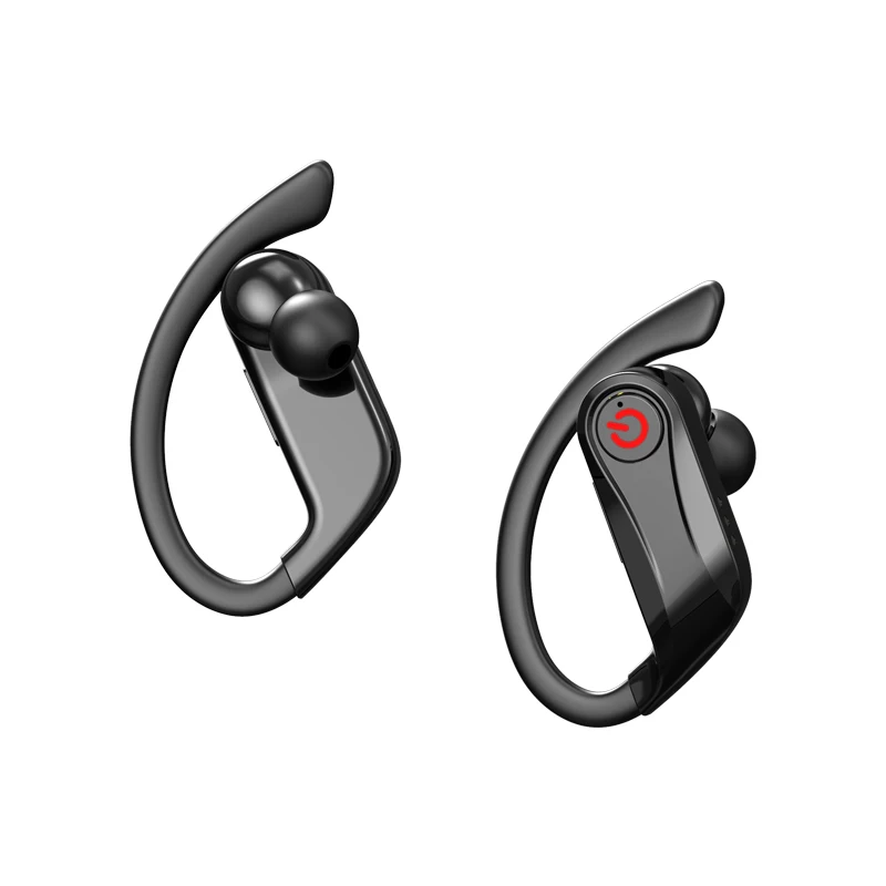 Беспроводные Bluetooth наушники с ушным крюком, гарнитура с 950 мАч, зарядный чехол для телефона, стерео, цифровой дисплей, гарнитура с микрофоном