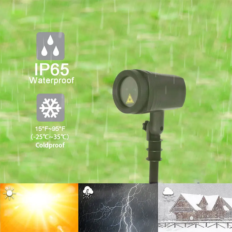 Уличный праздничный световой проектор Рождественский лазерный светильник s