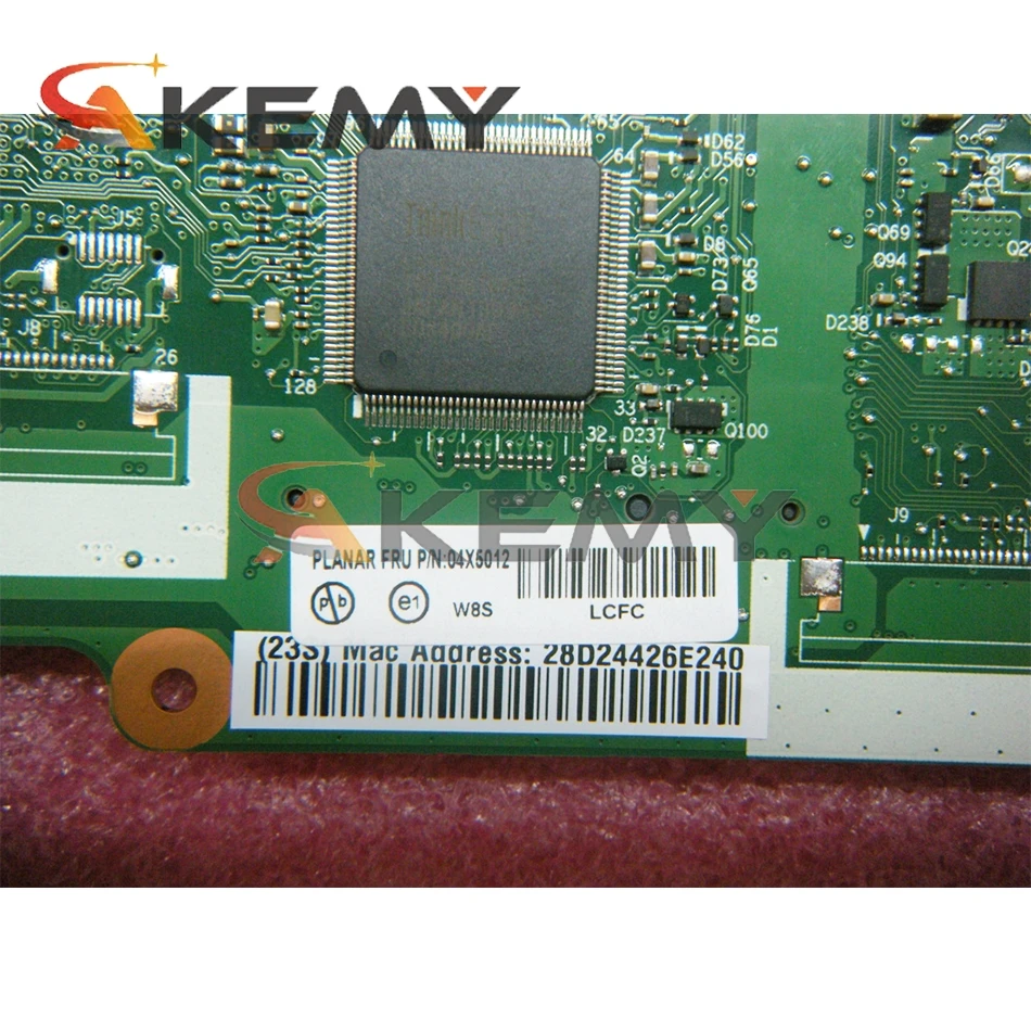

laptop Motherboard For LENOVO Thinkpad T440 I5-4300U Mainboard Core SR1ED VIVL0 NM-A102