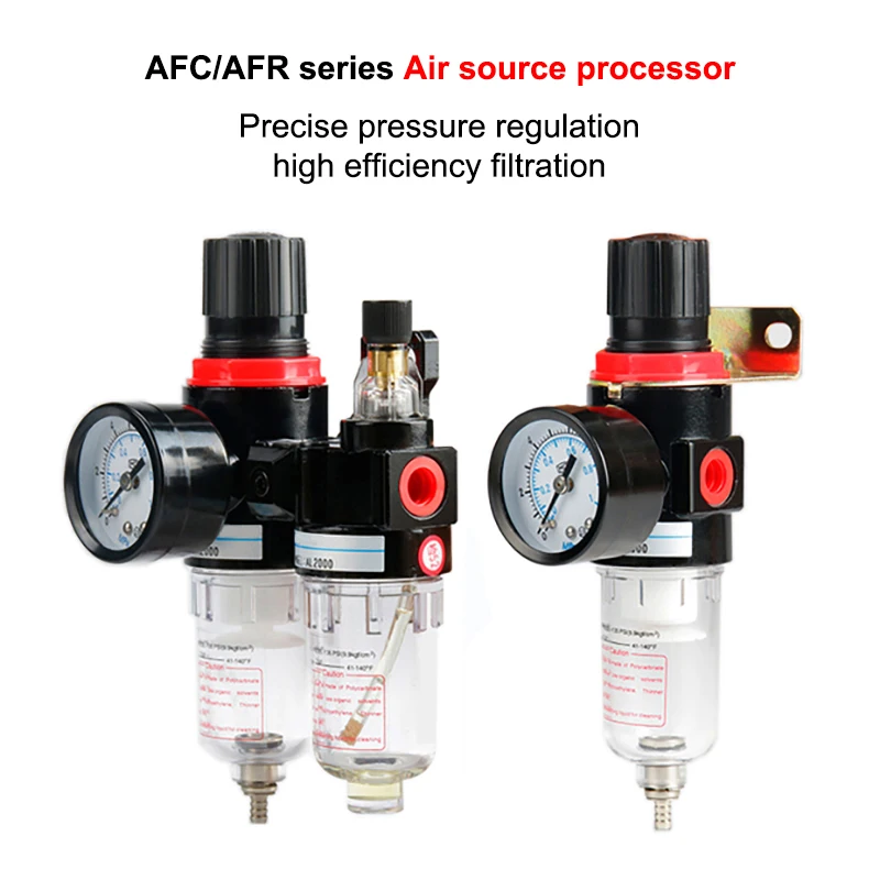 

AFC2000 G1/4 "воздушный компрессор, масляный сепаратор воды, фильтр, редукционный клапан, процессор источника воздуха AC/AFR/AR/AL/AF2000