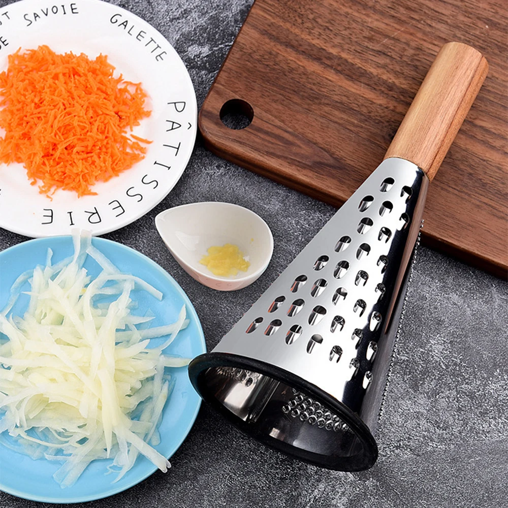 

Cone 3 Side Grater Chocolate Cheese Grater Potato Shredder Cutter Portable Cut Machine Kitchen Fruit&Vegetable Accessories 1PC