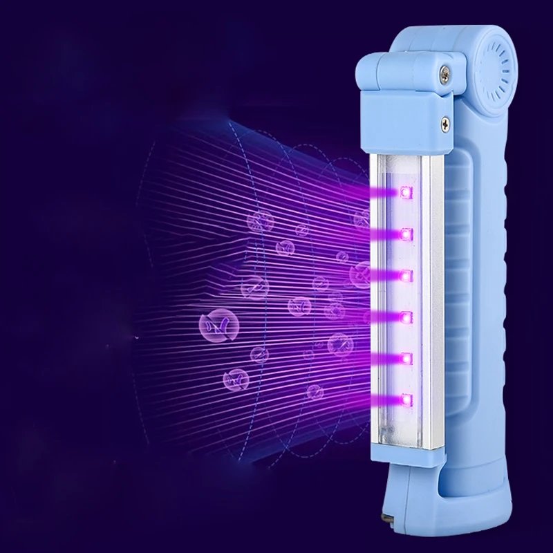 

UV Light LED Ultraviolet Lamp Portable Handheld USB Charging for Home Toilets Cleaning ND998