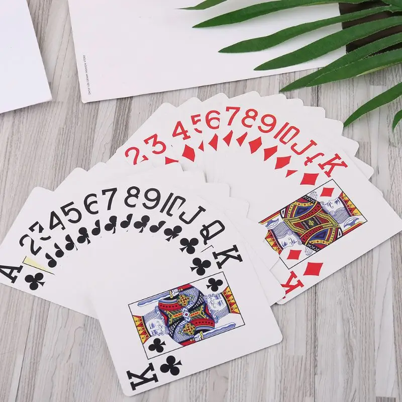

Водонепроницаемая покерная карточка Hold'em из ПВХ, скругленный тип, настольные игры баккара, игры A0KA