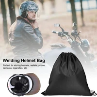 portable helmet storage drawstring bag universal welding helmet bag electric bike riding shoulder bag stretch protection bag