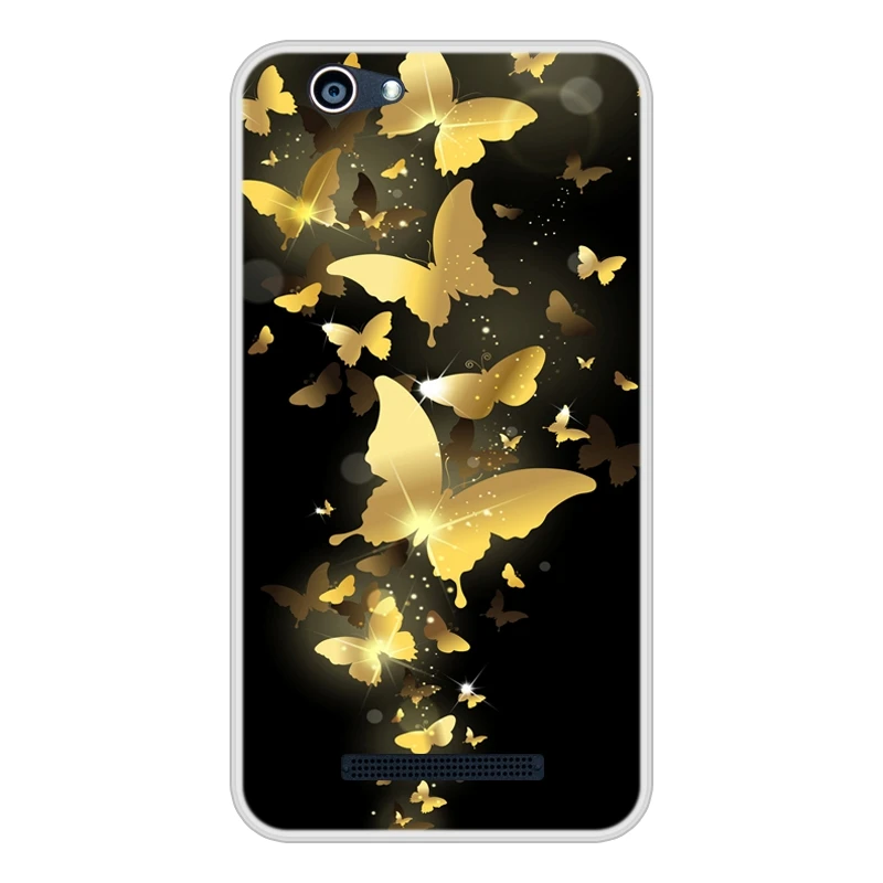 Чехол для Wileyfox Spark Мягкий силиконовый чехол из ТПУ с шикарным рисунком для телефона Wileyfox Spark