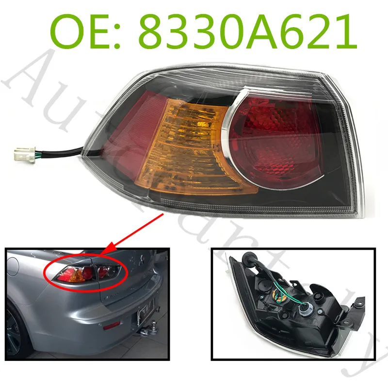 Задний фонарь с левой стороны водителя для Mitsubishi Lancer/Sedan 09 15 2009 2015 Часть #8330A621 MI2804103