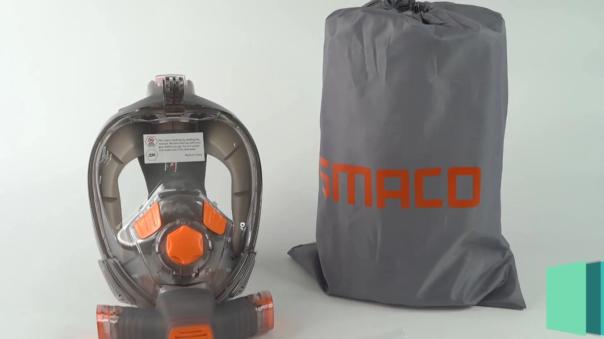 

SMACO Scuba_Diving_Equipment Sports & Entertainment Camping Equipment Outdoor Scuba Fabric Snorkeling Full Face Mask
