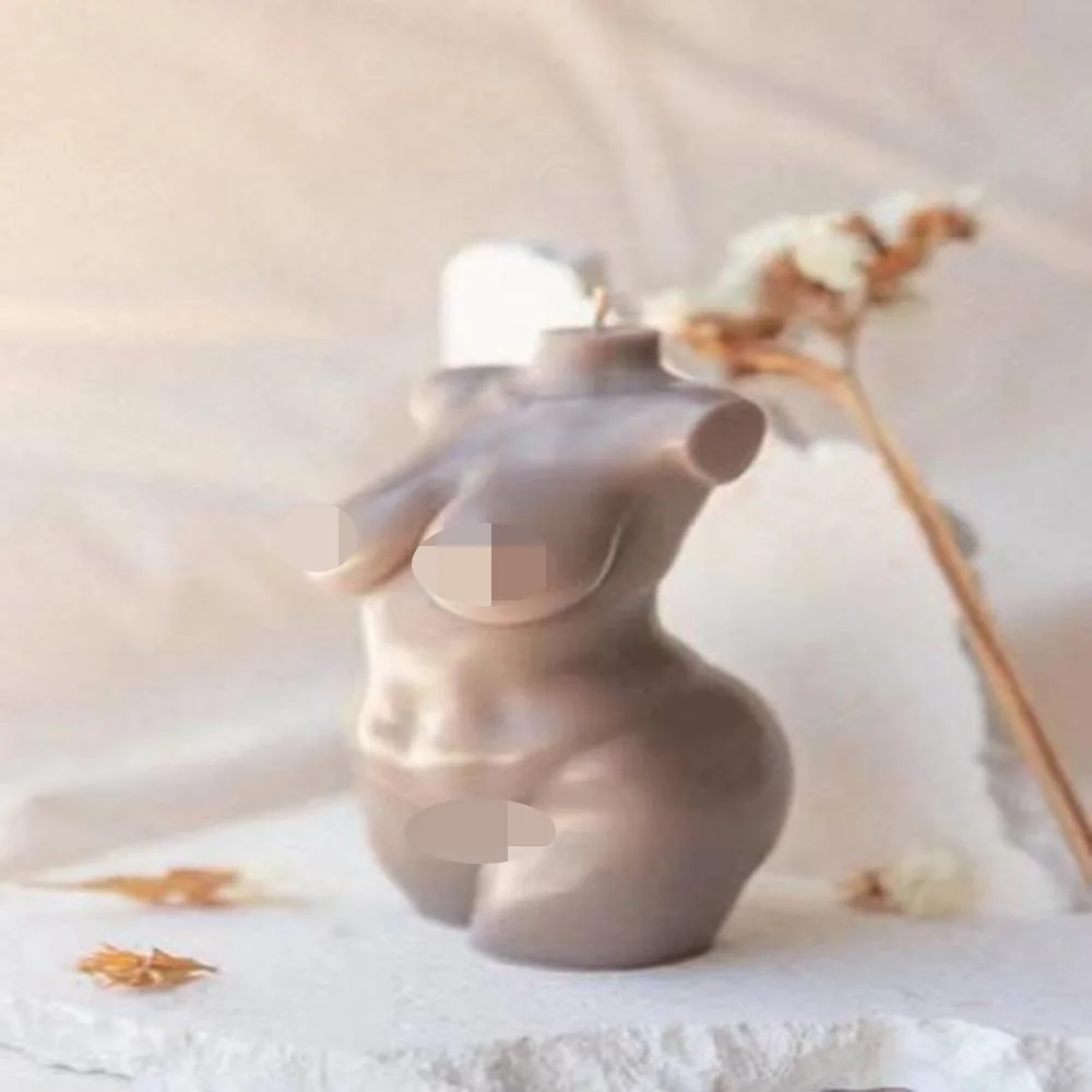 Привлекательная Женская объемная форма для свечей силиконовая ароматерапии