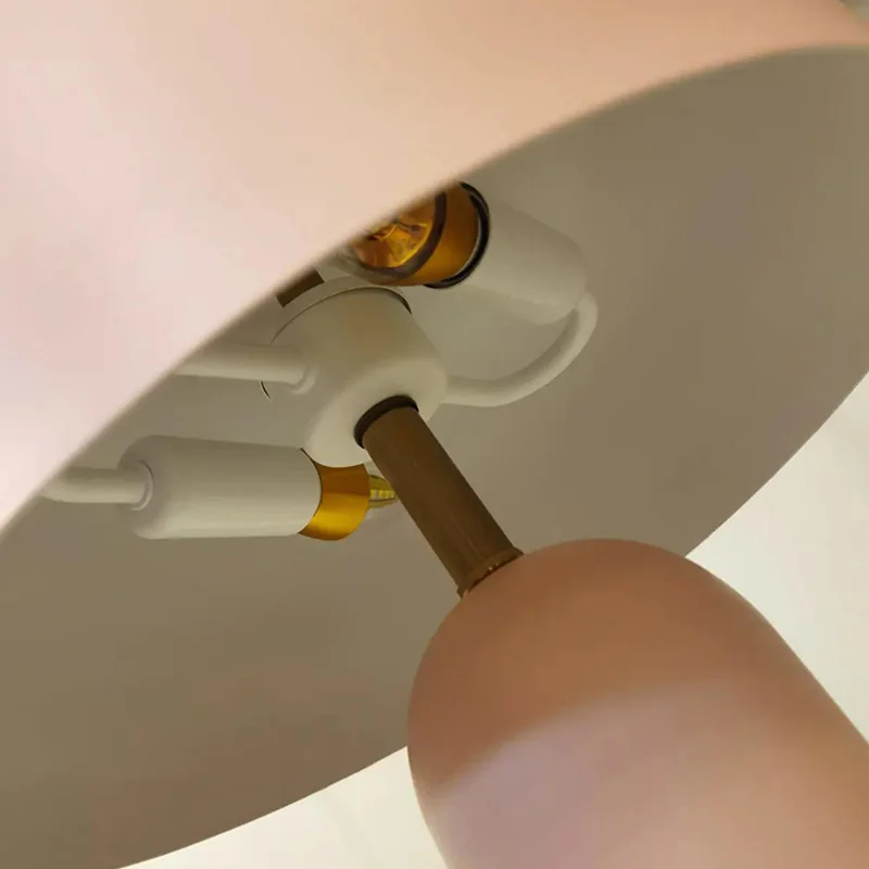 Современная простая настольная Светодиодная лампа розового и синего цвета фойе