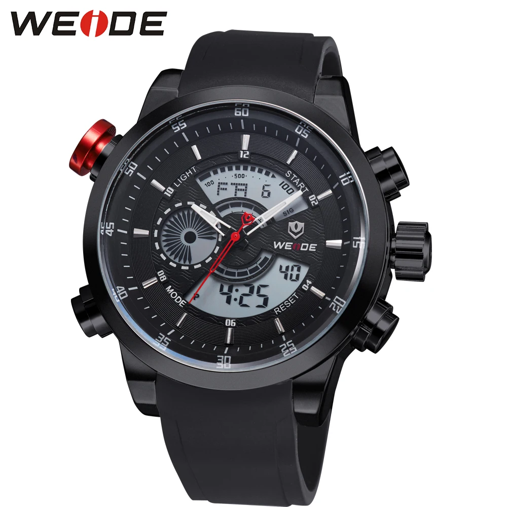 Часы наручные WEIDE мужские кварцевые роскошные армейские водонепроницаемые в