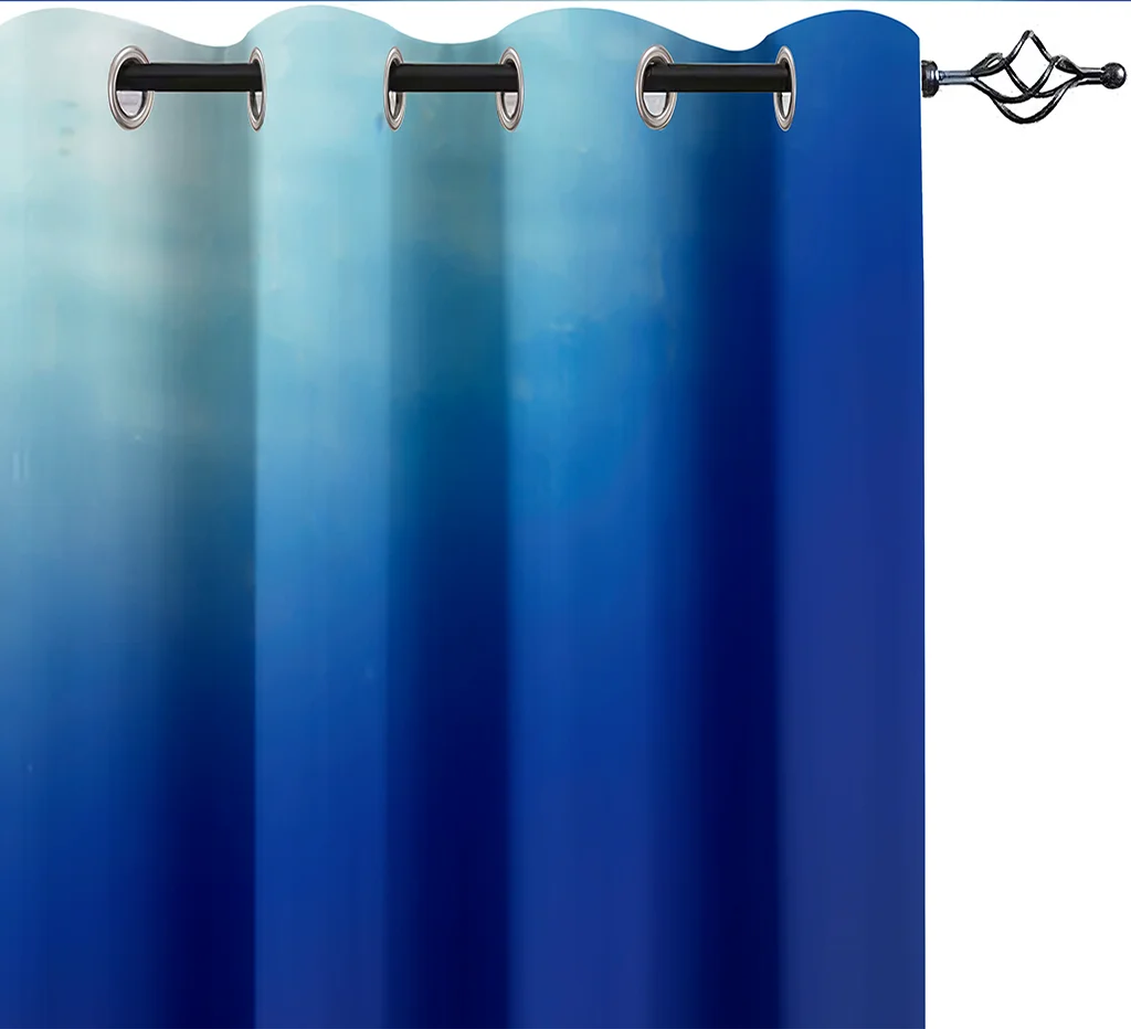

Ocean World Printing Curtain Living Room Bedroom Curtain Home Decoration Curtain Adult Essential Curtain
