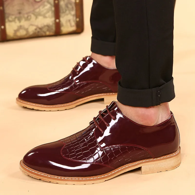 

В джентльменском стиле для мужчин повседневная обувь на нескользящей подошве роскошные мужские офисные бизнес для женщин на плоской подош...