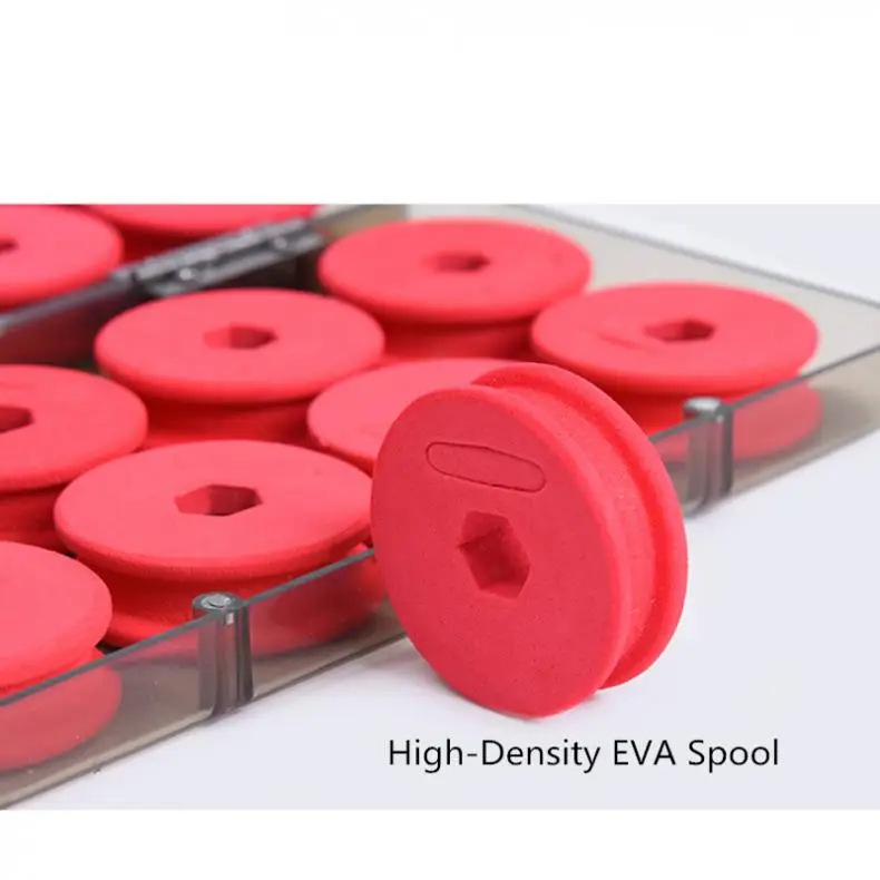 16 шт. пенопластовые катушки для рыболовных снастей|foam spool|line boxfishing tackle box |