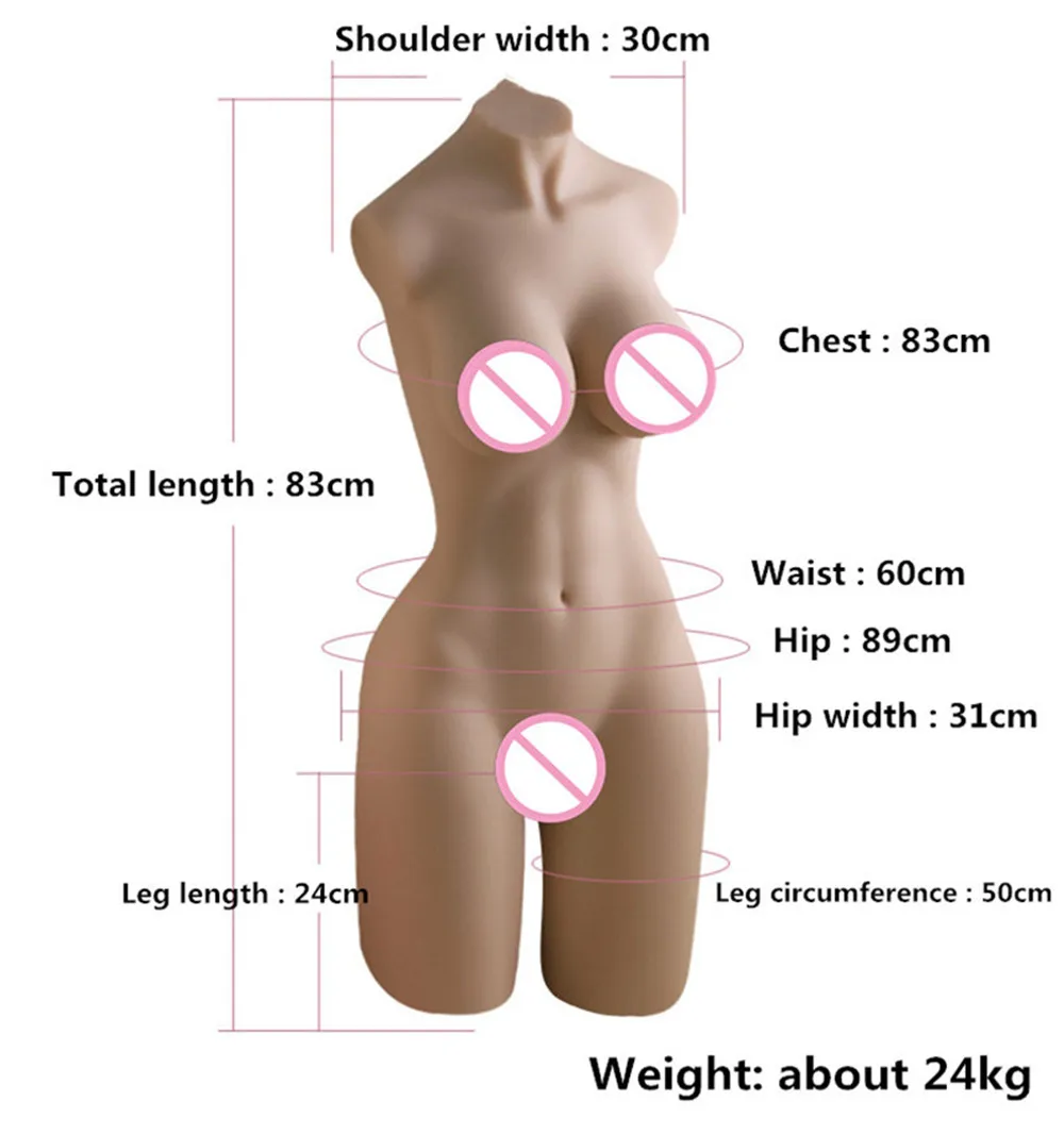 25 кг Мужская мастурбация полутело кукла стимуляция искусственная Анальная