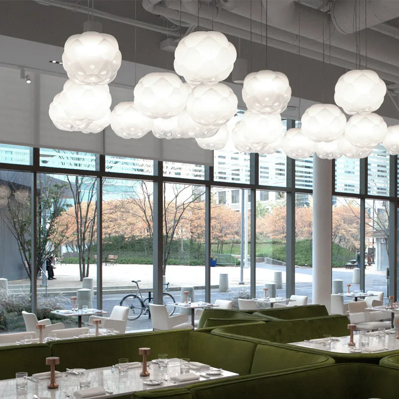 Современные стеклянные подвесные светильники для ресторана простой бар