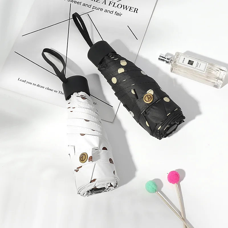 Мини Складной Карманный Зонт небольшие сверхлегкие зонтики пять раз