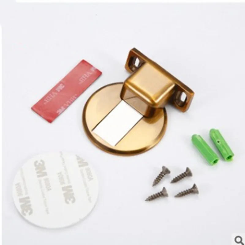 Напольный магнитный дверной ограничитель из цинкового сплава стопор для дверей