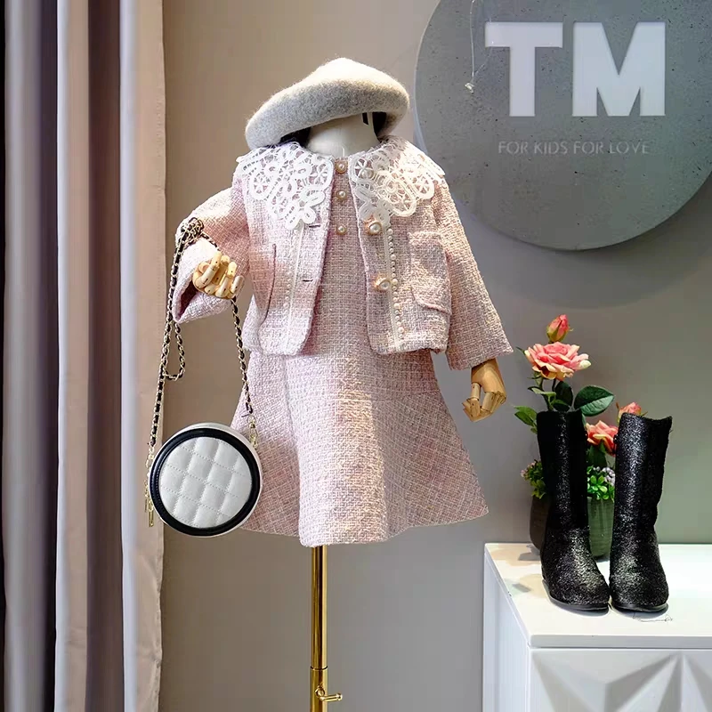 Изысканная детская одежда для девочек костюм принцессы элегантное кружевное