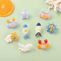 starfish seagull lapel pins crab fish bones animal brooches for women ocean under sea badges jewelry gift kids accessories
