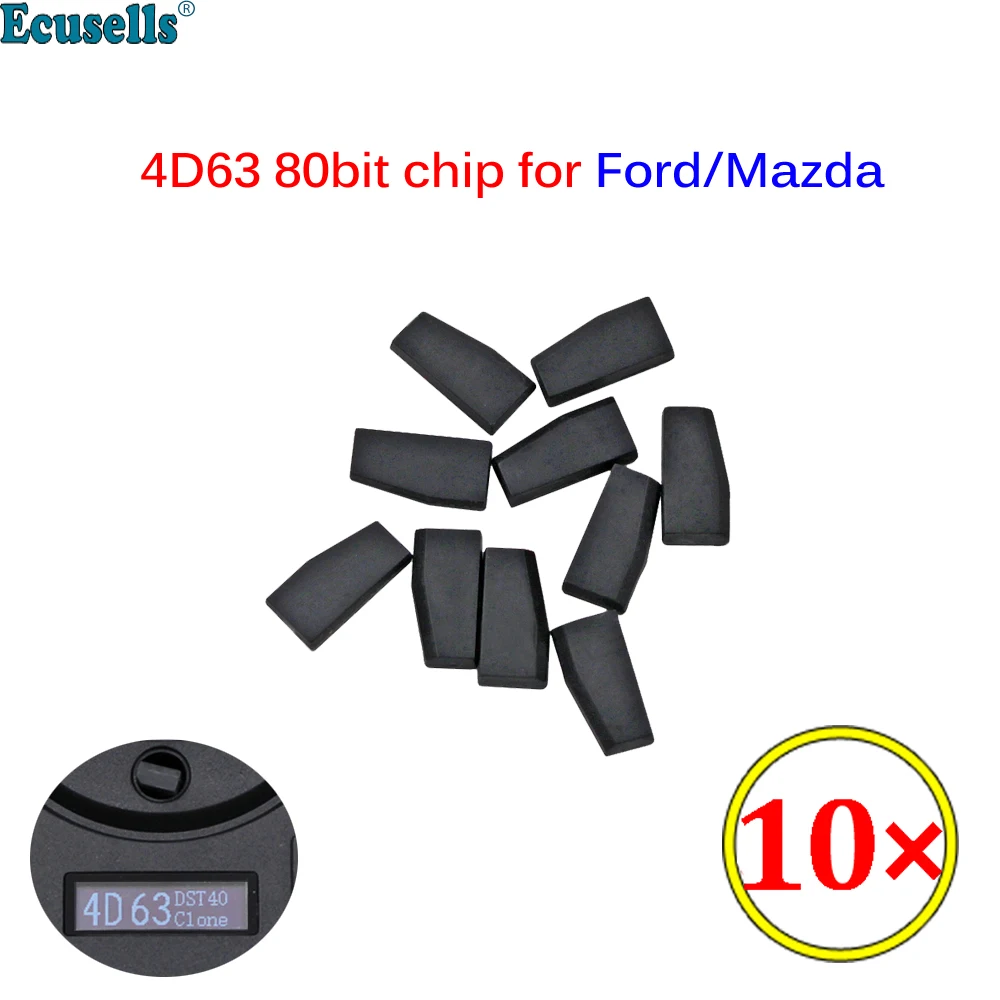 10 шт./лот чип ключ для автомобиля ID83 4D63 80Bit 4D ID63 Mazda Ford Lincoln Mecury|Ключ от авто| |