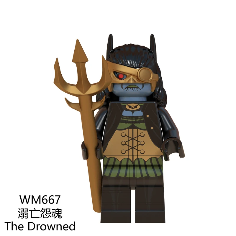 Один продажа Пластик строительный блок темные ночи металлические Рыцари Красная