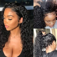 aleesa hair glueless lace front wigs with baby hair 10a brazilian 13x4 lace deep wave human hair 180 density for black women