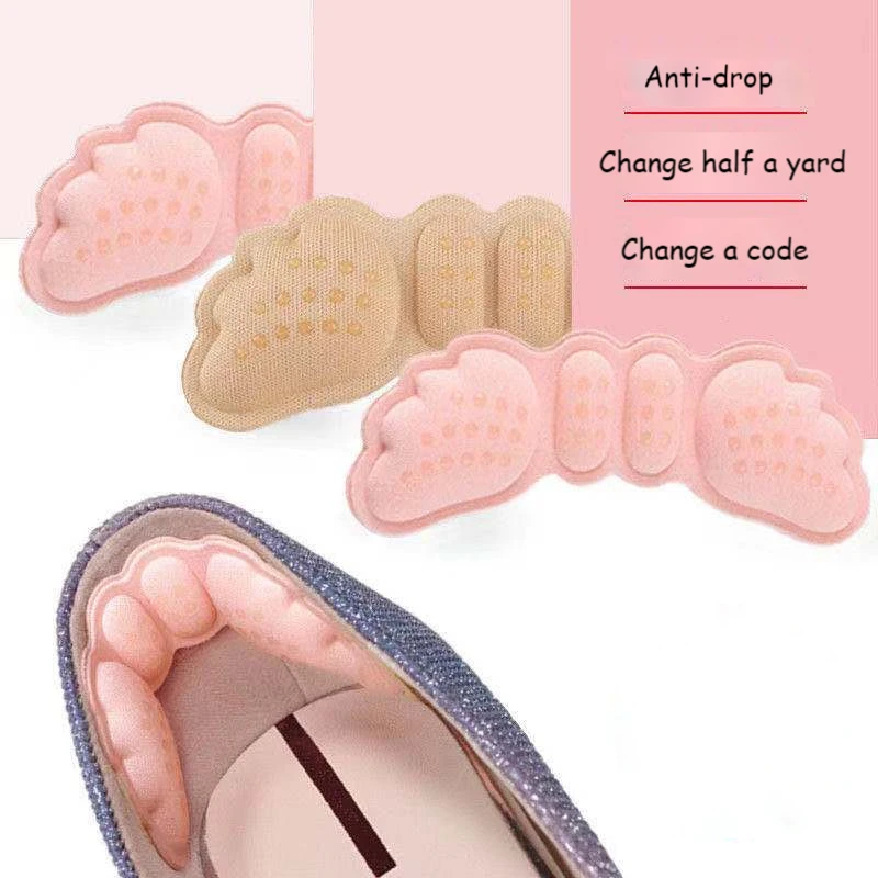 

1Pair Women Insoles for Shoes High Heels Adjust Size Adhesive Heel Liner Grips Protector Sticker Pain Relief Foot Care Inserts