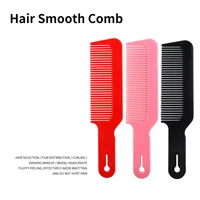 barbershop hair straightener styling comb anti static waved teeth comb fine teeth shark comb beauty salon styling tools
