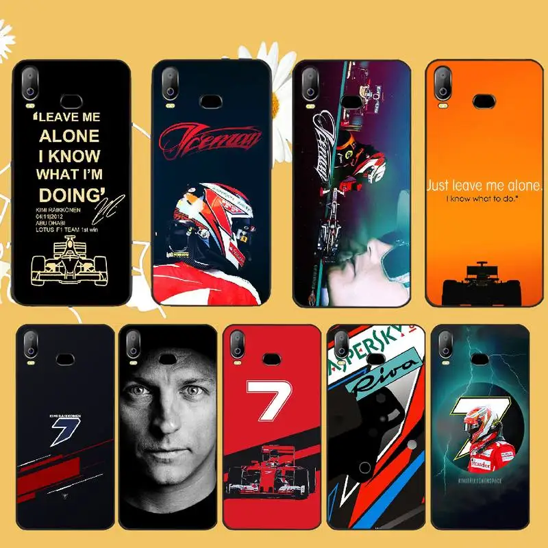 PENGHUWAN Kimi Raikkonen F1 Just Leave Me Alone Coque Shell Phone Case For Samsung A10 A20 A30 A40 A50 A70 A71 A51 A6 A8 2018 |