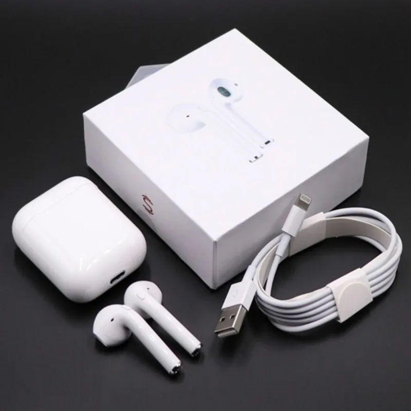 Новые беспроводные наушники с зарядной коробкой мини bluetooth гарнитура стерео