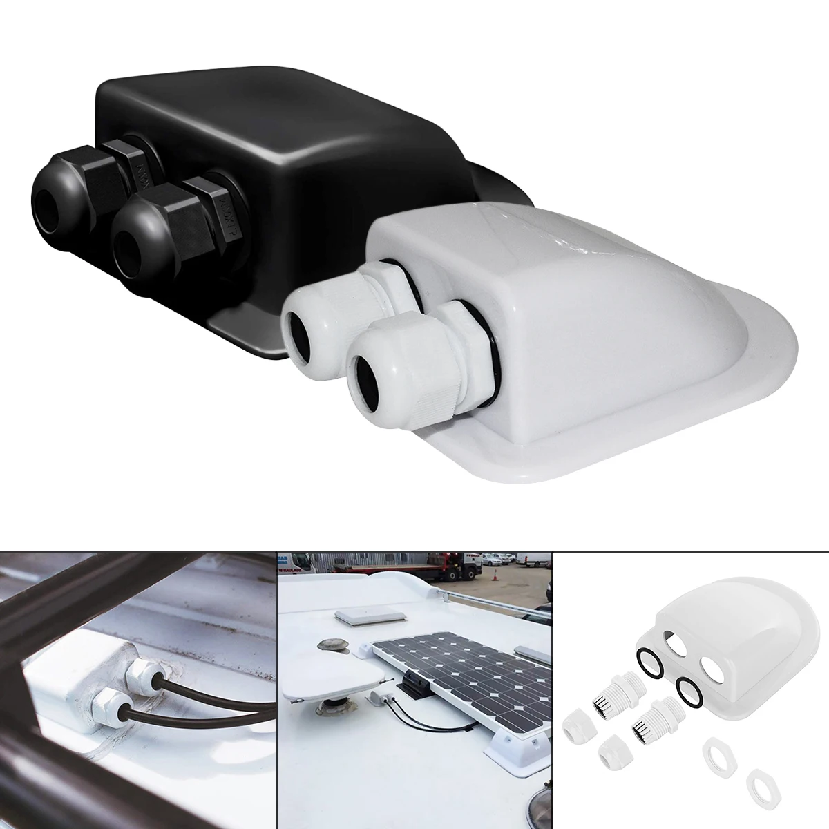 

Соединительная коробка с двойным проводом, соединительная коробка, коробка для кабеля, панель солнечной батареи, вход для троса, для автомо...