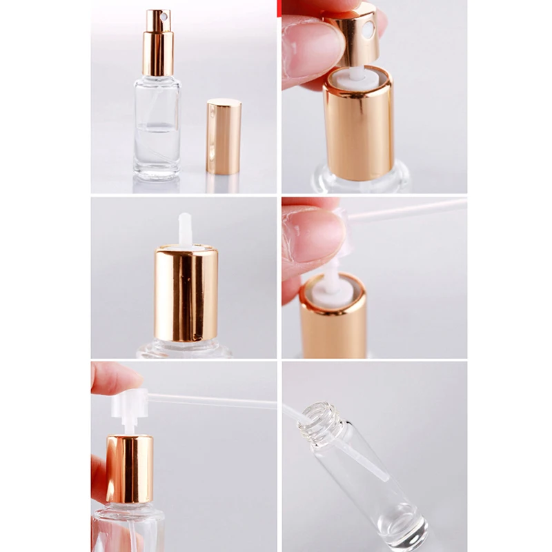 10Pcs Portable Perfume Refill Tool Travel Diffuser Funnels Cosmetic Pump Dispenser New sprayer refill pump bottle Filling device | Красота и
