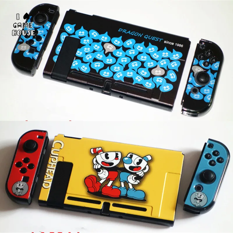 Защитный чехол FoPcc NS жесткий водонепроницаемый для Nintendo Switch Joycon|station charger|station