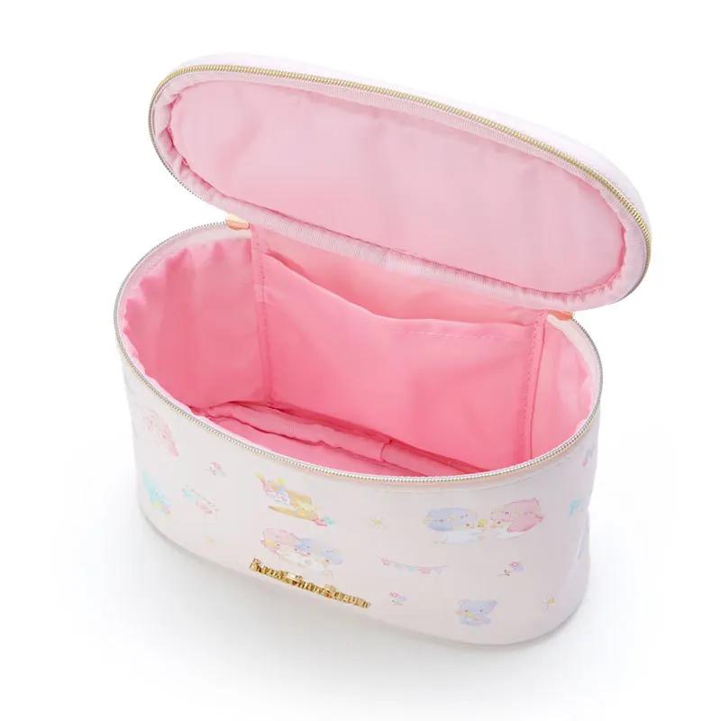 

Little Twin Stars My Melody Make Up Organizer Box Cosmetic Bag Cute PU Leather Small Makeup Storage Toiletry Bag Makeup Bag