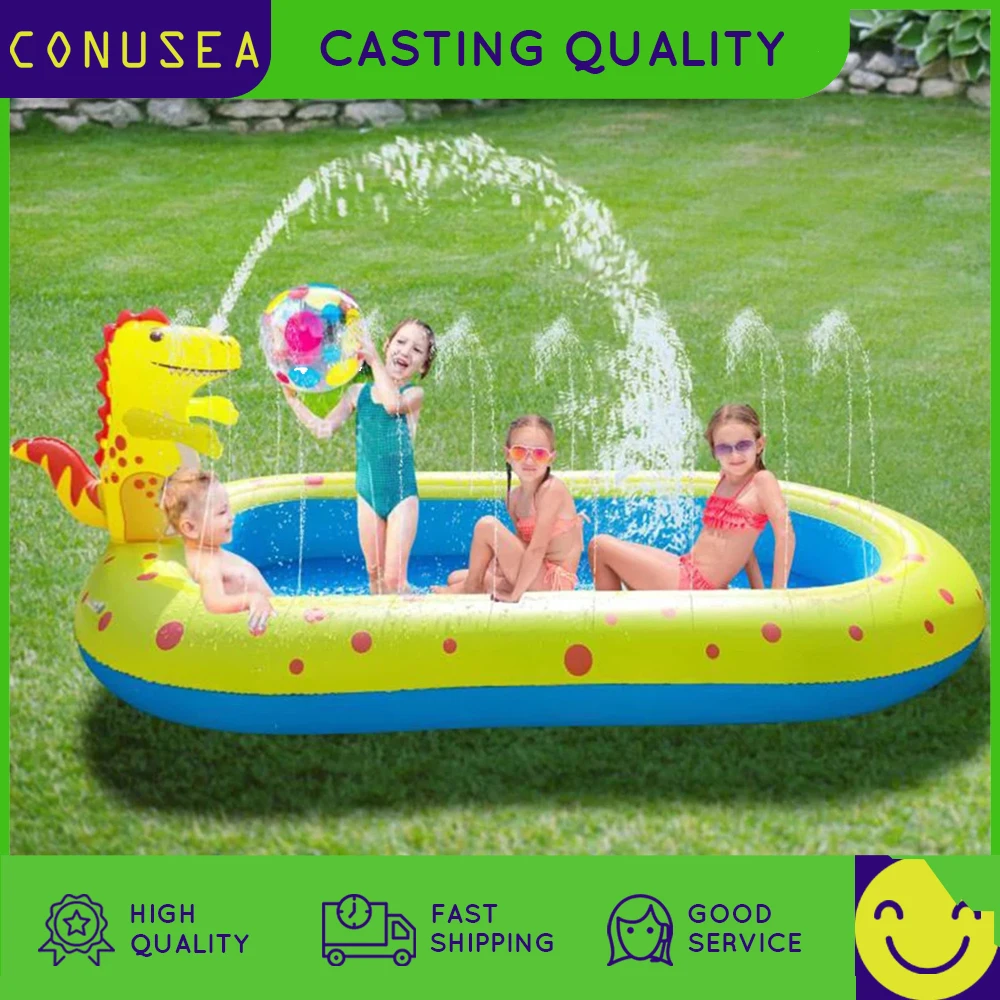 

170Cm Rectangular Inflatable Swimming Pool Alberca Bathing Tub Indoor Outdoor Summer Large Swimming Pools for Kids Children Baby